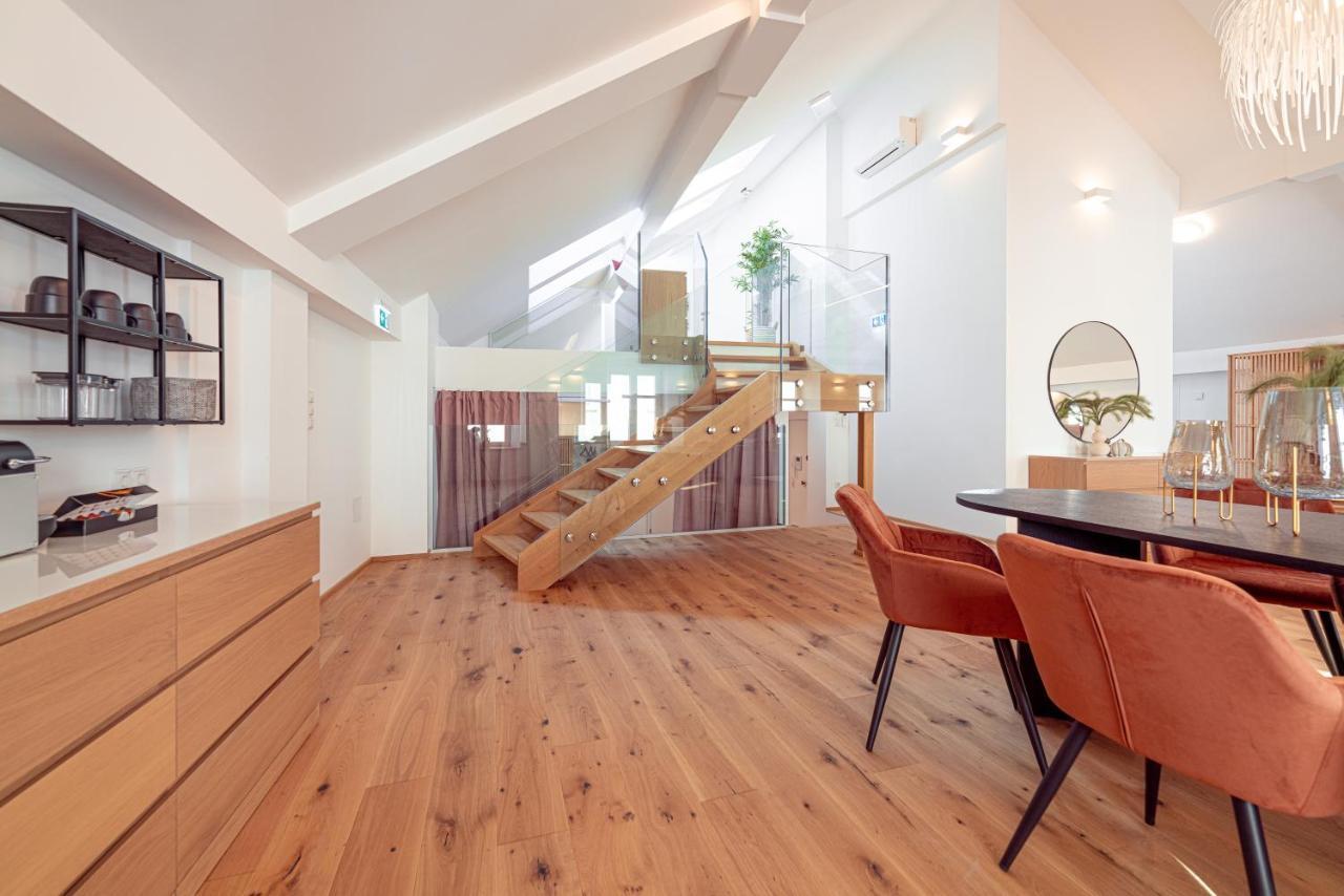 شقة Penthouse Maxfux Direkt In Der Fussgaengerzone 130M2 كريمس ان دير دوناو المظهر الخارجي الصورة