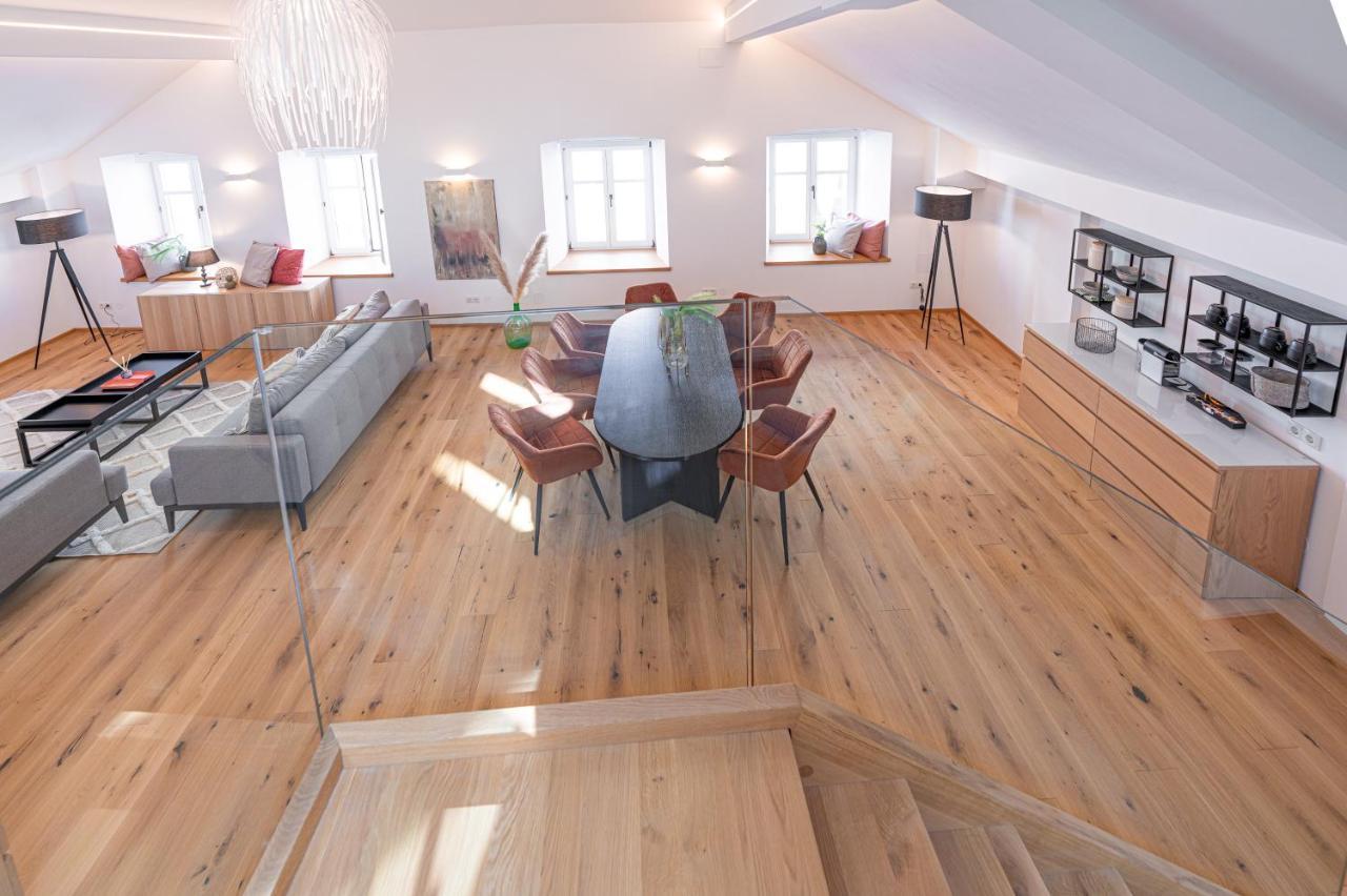 شقة Penthouse Maxfux Direkt In Der Fussgaengerzone 130M2 كريمس ان دير دوناو المظهر الخارجي الصورة